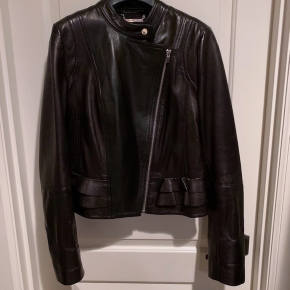 Diane von Furstenberg "Heaven" Leather Jacket - Picture 7 of 8